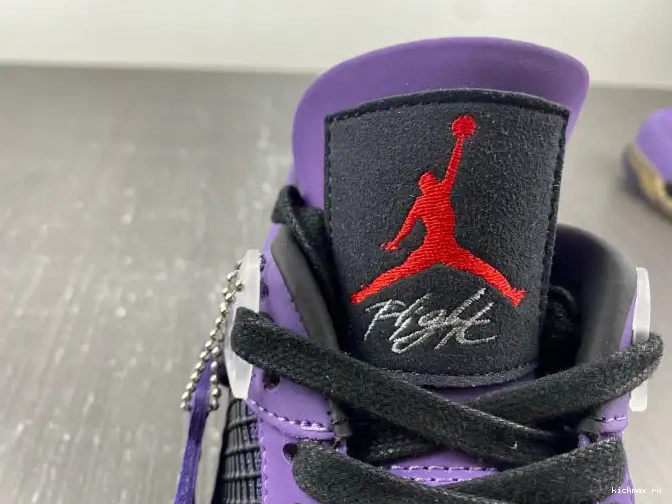 Rep MAX 766296 Scott Purple 4 Travis Retro Jordan LN4 and (Friends Family) 0414